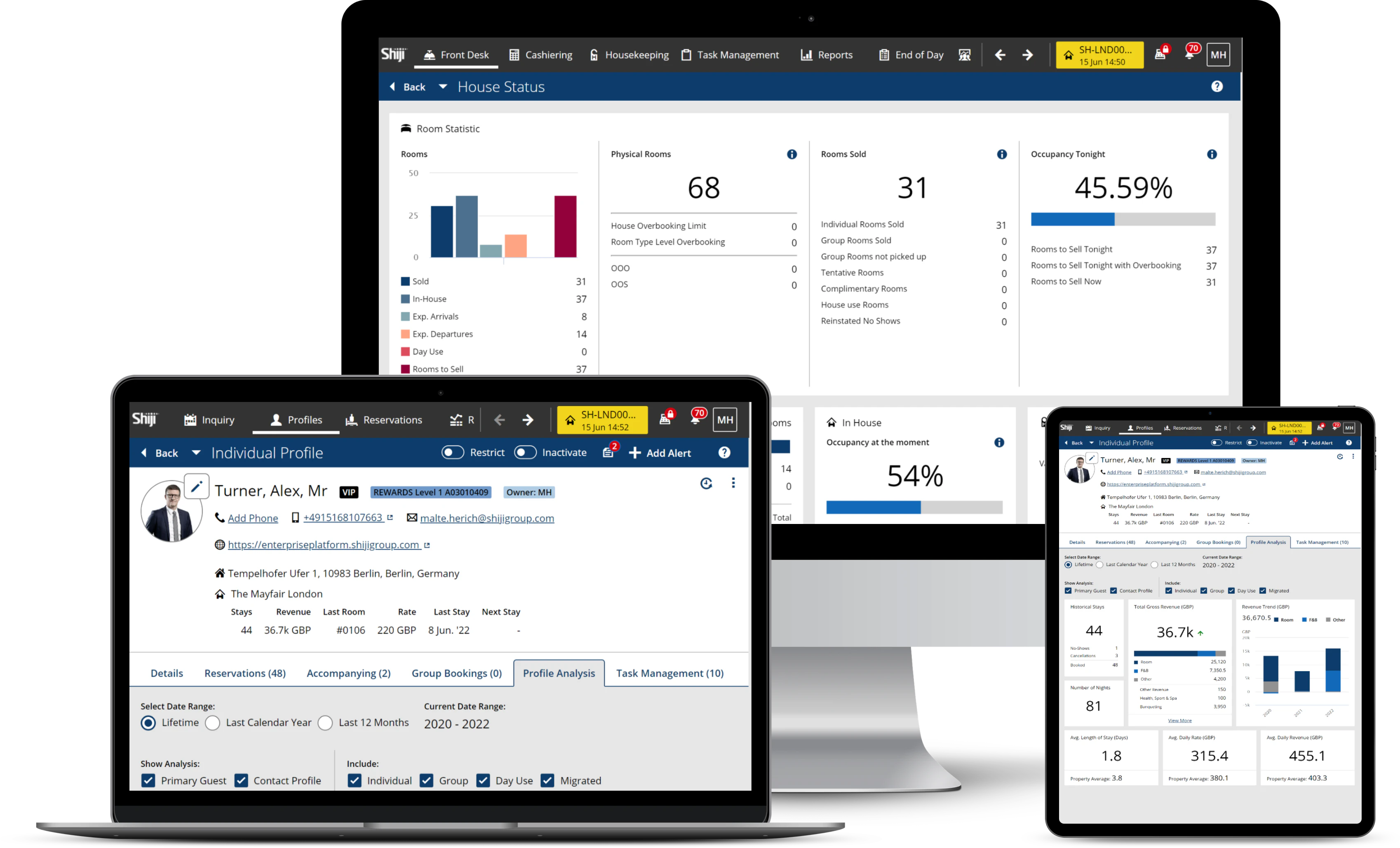 screenshot of Daylight PMS